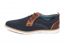 Pantofi barbati - Pantofi barbati piele naturala 257R04 blumarin maro 40-46
