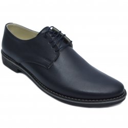 Pantofi barbati - Pantofi barbati piele naturala 9 blu box 36-46