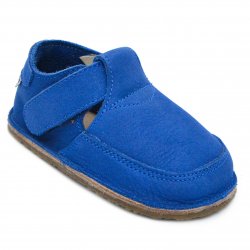 Incaltaminte Barefoot copii - Pantofi barefoot copii piele 2023 albastru 17-25