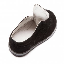 Pantofi copii - Pantofi copii din piele intoarsa AV207 negru gri 19-30