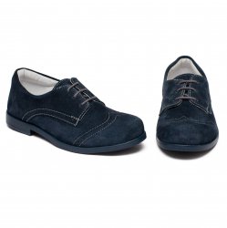 Pantofi copii - Pantofi copii piele intoarsa hokide 207 blu blu 26-37