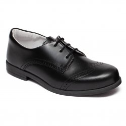 Pantofi copii  - Pantofi copii eleganti din piele hokide 207 negru 19-37