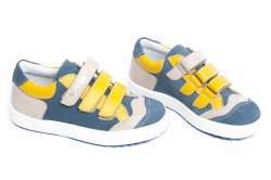 Pantofi sport copii - Pantofi copii hokide 560 albastru galben