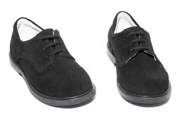 Pantofi copii  - Pantofi copii hokide piele intoarsa 207 negru 23-37