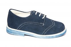 Pantofi copii - Pantofi copii piele intoarsa 207 albastru 23-37