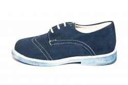 Pantofi copii - Pantofi copii piele intoarsa 207 albastru 23-37