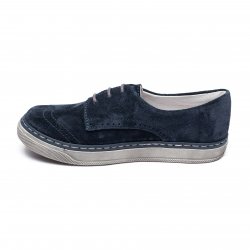 Pantofi copii  - Pantofi copii piele intoarsa hokide 207 blu gri TS 20-37