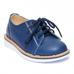Pantofi copii - Pantofi copii piele naturala 1399 blu 20-25