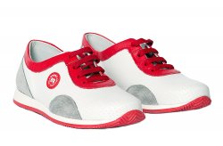 Pantofi sport copii  - Pantofi copii sport pj shoes Oskar alb rosu 31-38