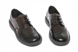 Pantofi copii - Pantofi copii scoala pj shoes Frigerio 03 negru maro 31-38