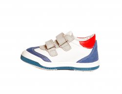 Pantofi sport copii  - Pantofi copii sport Costa alb rosu blu