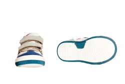 Pantofi sport copii  - Pantofi copii sport Costa alb rosu blu