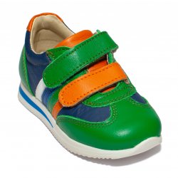 Pantofi sport copii - Pantofi copii sport avus 728 blu verde 19-28