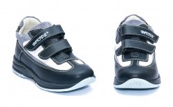 Pantofi copii  - Pantofi copii sport hokide 187 blu alb 26-37