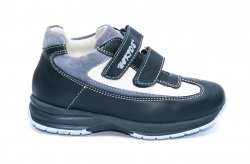 Pantofi copii  - Pantofi copii sport hokide 187 blu alb 26-37