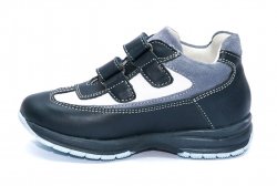 Pantofi copii  - Pantofi copii sport hokide 187 blu alb 26-37