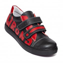 Pantofi sport copii  - Pantofi copii sport hokide 398 negru red 26-37