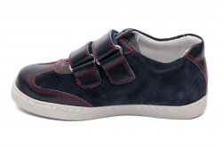Pantofi sport copii - Pantofi copii sport hokide piele 127 blu rosu 26-37