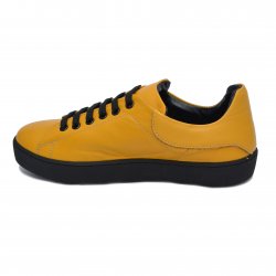 Pantofi sport copii - Pantofi copii sport piele 2041 mustar 35-40
