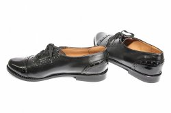 Pantofi dama - Pantofi dama piele 26s1 negru lac 34-41