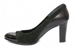 Pantofi dama cu toc - Pantofi dama cu toc 952.1 negru lac varf 34-41