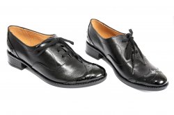 Pantofi dama - Pantofi dama piele 2449 negru 34-41