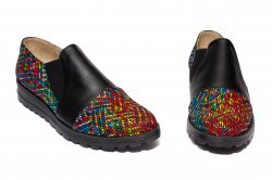 Pantofi dama - Pantofi dama piele DC5 negru pipit color 34-41