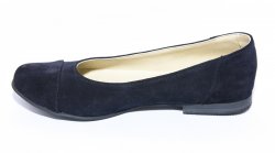 Pantofi balerini copii  - Pantofi dama piele intoarsa 45 blu 34-41