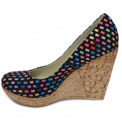 Pantofi dama cu toc - Pantofi dama platforma piele talpa 10cm Tisa 569 sah 34-41