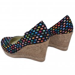 Pantofi dama cu toc - Pantofi dama platforma piele talpa 8cm Oana sah 34-41