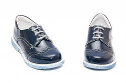 Pantofi copii  - Pantofi eleganti copii hokide 207 blu lac 26-30