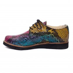 Pantofi copii  - Pantofi fete din piele 026s1 curcubeu 34-41