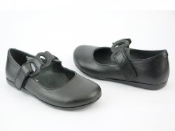 Pantofi copii  - Pantofi fete piele 639 negru