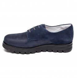 Pantofi copii - Pantofi fete din piele hokide 207 blu lux 26-37