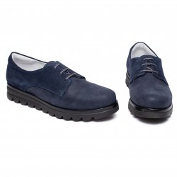 Pantofi copii - Pantofi fete din piele hokide 207 blu lux 26-37