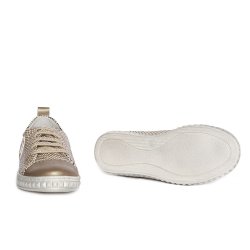 Pantofi sport copii - Pantofi fete piele pj shoes Tag auriu print 27-36
