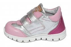 Pantofi sport copii - Pantofi fete piele sport cu tlonet pj shoes Tokyo roz 18-26