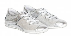 Pantofi copii  - Pantofi fete pj shoes Marika silver 31-38