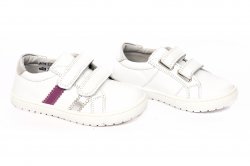 Pantofi sport copii  - Pantofi copii sport pj shoes Skate alb