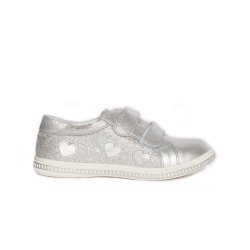 Pantofi sport copii - Pantofi fete pj shoes Skate argintiu 27-37