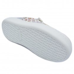 Pantofi sport copii - Pantofi fete sport piele hokide 400 alb print 26-35