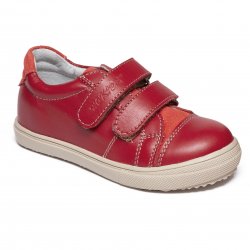 Pantofi sport copii - Pantofi fete sport din piele hokide 398 rosu 26-35