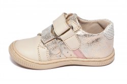 Pantofi sport copii  - Pantofi fete sport hokide piele 457 bej roz 18-25