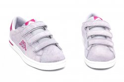 Pantofi sport copii  - Pantofi fete sport piele intoarsa Kappa 302 mov 35-40