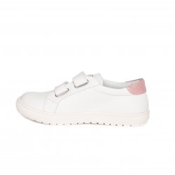 Pantofi sport copii - Pantofi fete sport pj shoes Skate alb stelute roz 27-37