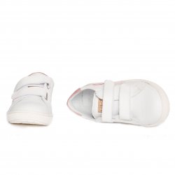 Pantofi sport copii - Pantofi fete sport pj shoes Skate alb stelute roz 27-37