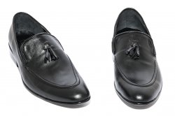 Pantofi barbati  - Pantofi mocasini barbati piele BC1 negru 38-44