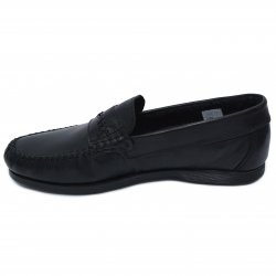 Pantofi barbati  - Pantofi mocasini barbati flexibili piele 350 negru 39-46