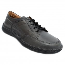 Pantofi barbati - Pantofi mocasini barbati piele 8954 gri 39-46