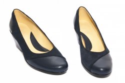 Pantofi dama cu toc - Pantofi platforma femei 219 blu 34-41
